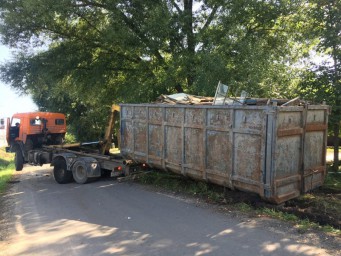 услуги контейнера мультилифт, вывоз мусора город Собинка, контейнер 30 кубометров